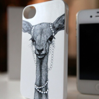 北邦 x 速写 漂流动物园iphone4iphone4s手机壳 矜持的黑斑羚