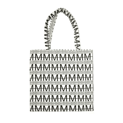 MOLIMO独立设计原创白色字母帆布环保袋
