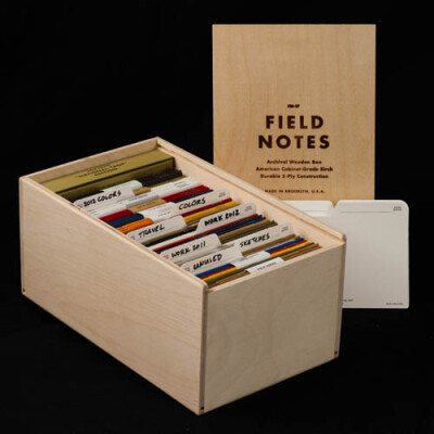 售罄预订FIELD NOTES Wooden Box 珍藏木盒 原装美国制造进口