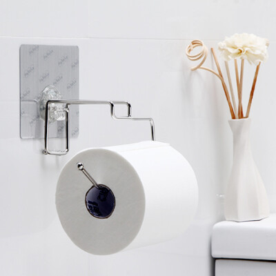 Fasola不锈钢卫生间卷纸架吸壁免钉浴室吸盘收纳整理架厕所纸巾架