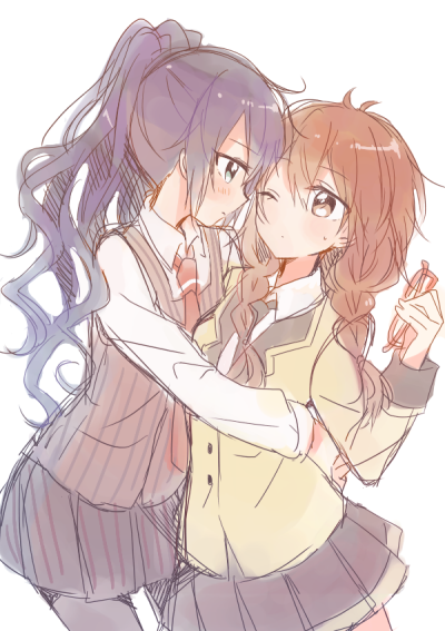 恋未 p站 二次元 插画 少女 动漫 恶魔之谜 武智乙哉 剑持诗绘奈 id=2318062