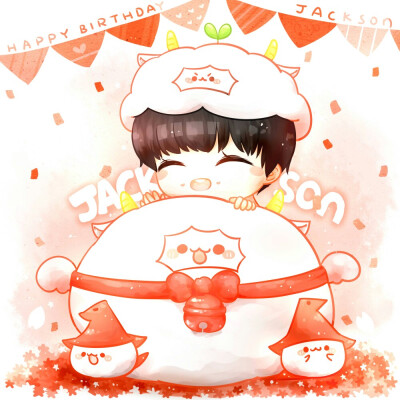 长草颜文字之易烊千玺生日贺图o( =•ω•= )m