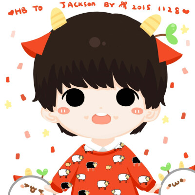 长草颜文字之易烊千玺生日贺图o( =•ω•= )m