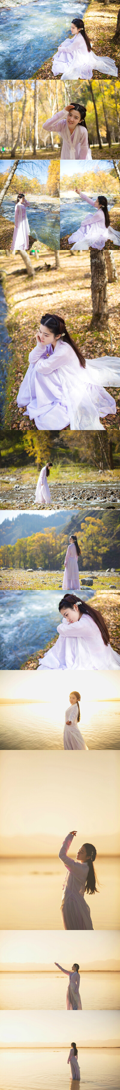 #花千骨#衍生汉服，分享一只萌萌哒的小骨~丨出镜：@若晚静加油 服装：@浅画青杏汉服工作室 微相册大图：http://t.cn/RUbmbI3 抄送：@微相册 @摄影山猫-Gxinn