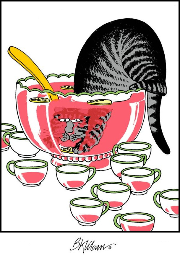 猫咪搞笑生活漫画 Cat Dreams By Bernard Kliban