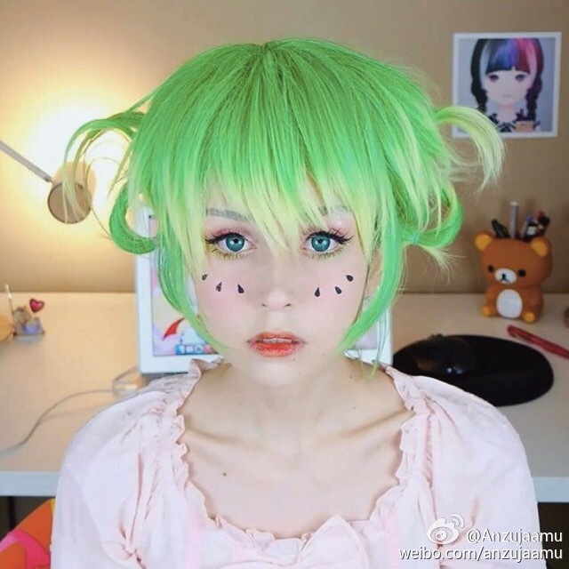 anzujaamu.watermelon girl.green.