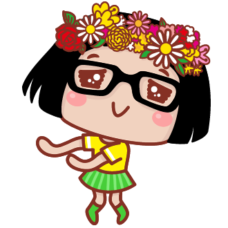 菜菜贴纸，跳个草裙舞！