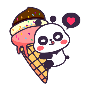 手帐贴纸，Hi，我是萌萌熊哦