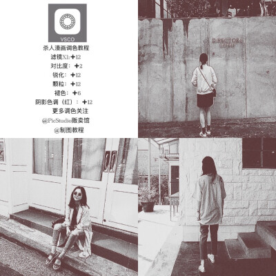 vsco调色教程