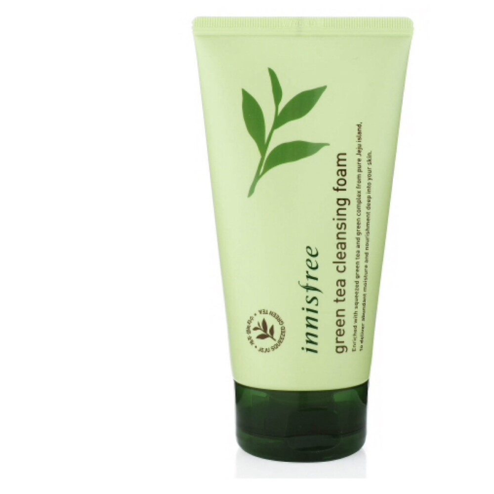 #悦诗风吟/INNISFREE#GREEN TEA CLEANSING FOAM 绿茶洗面奶 150ml/参考价40RMB