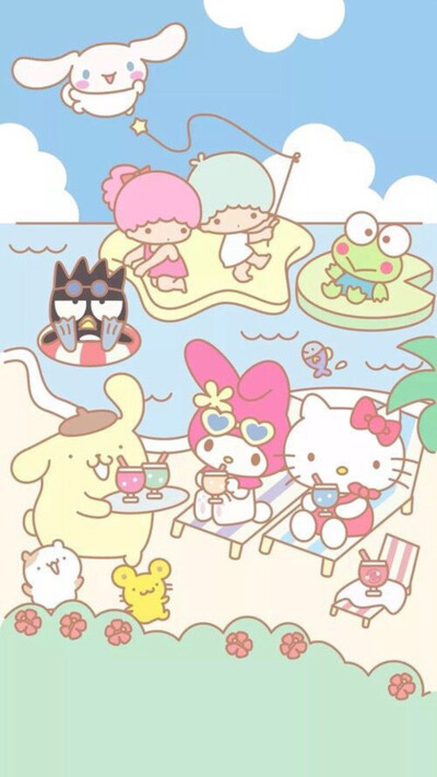 iPhone 壁纸 Hello Kitty 凯蒂