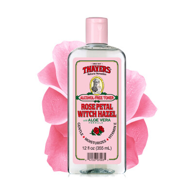 美国Thayers 津尔氏金缕梅玫瑰花瓣爽肤水355ml 补水保湿原装进口