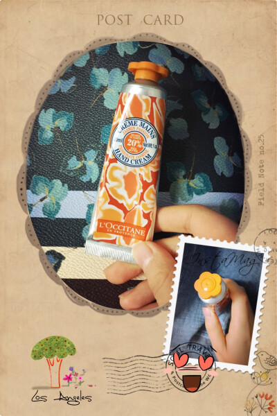 #不做糙手汉#欧舒丹，虽然叫“hand cream”但是一点也不腻，喜欢这样铝皮复古的包装和可爱的小花瓶盖～茉莉花味的，正好和我的英文名字一样❤️passionate Jasmine