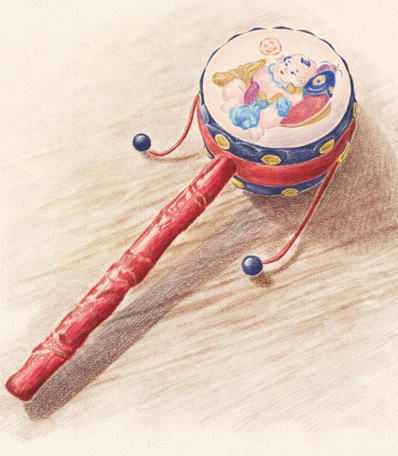 童年玩具 手绘