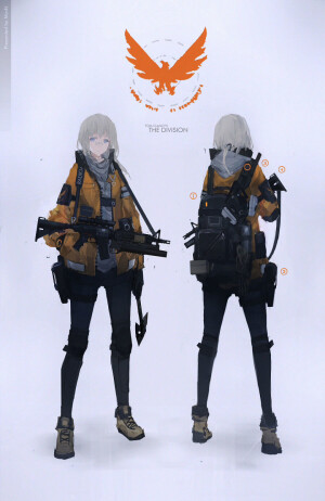 TOM CLANCY'S THE DIVISION  Refer to the video game THE DIVISION. 来自Pixiv事务所德国画师【Miv4t】原创二次元 【武装斗娘】