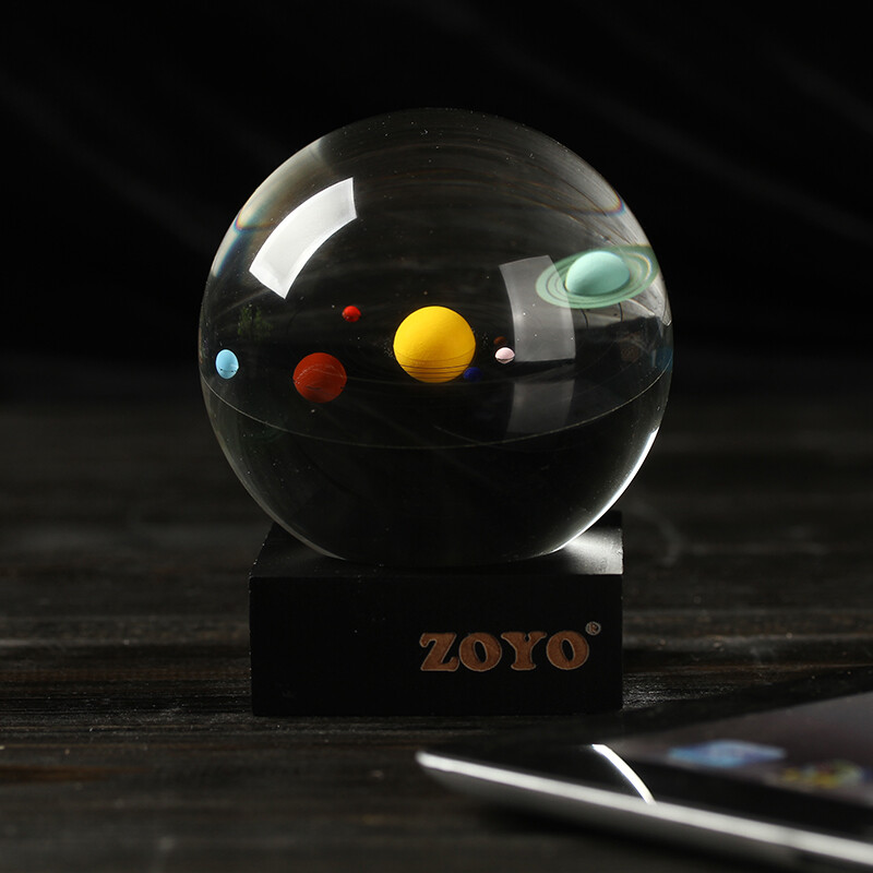 香港ZOYO天体水晶球 太阳系行星SolarCrystal Ball 大S推荐