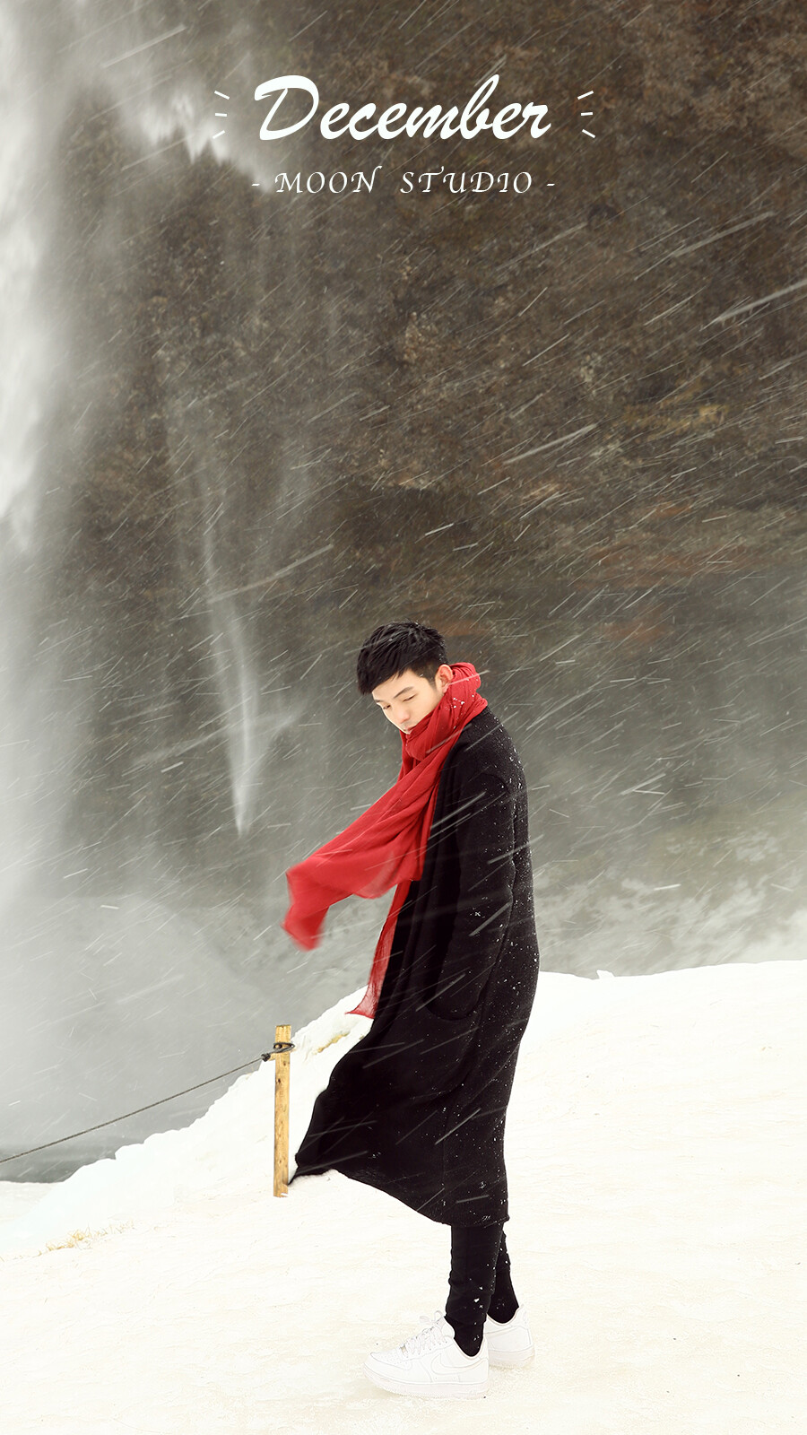 月份壁纸 十二月 December 金浩森 飘雪