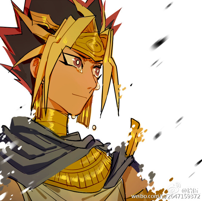 游戏王 法老王 阿图姆(atum) 王样 【画师:拾伍】