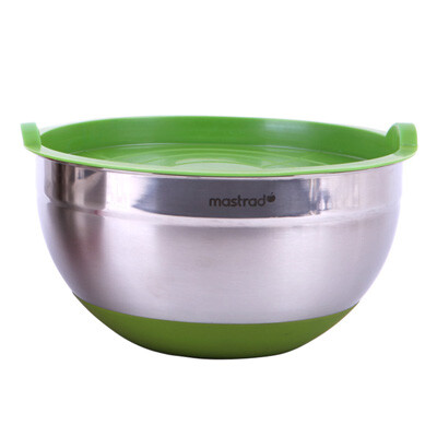 法国Mastrad 硅胶不锈钢防滑洗菜盆碗健康餐具 创意厨房用品