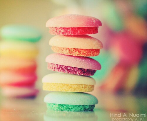 彩虹，五彩奶酥饼干。