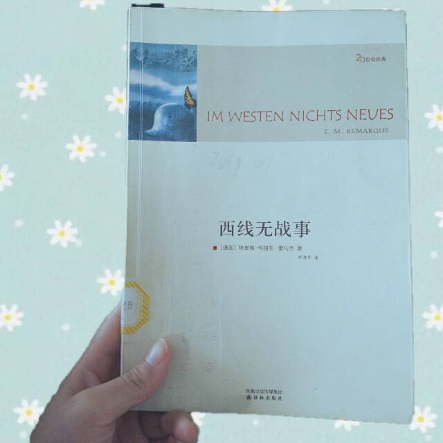 『西线无战事』 一战期间，德国政府以漂亮的口号呼吁年轻热情的学生志愿者投身战场保家卫国，保尔及其同学们在老师的沙文主义思想的煽动下，怀着英雄理想投身到一战之中。经过训练后，这些涉世未深的“娃娃兵”被派往西线参战。然而天真的梦幻破灭了，不久便发现卷入了一场持久的战争折磨之中。地球变得阴森恐怖，许多人号哭着想从死亡的威胁里解脱出来，却只能无力地倒下。保尔怀疑过去的理想，战争的残酷使他的英雄主义破灭，他的内心发生了变化，对战争怀疑甚至憎恨。终于有一天，保尔爬出战壕去捕捉蝴蝶，被冷枪打中死去。同战争相比，个人的生命是微不足道的，在那一天的报告中写道：西线无战事。