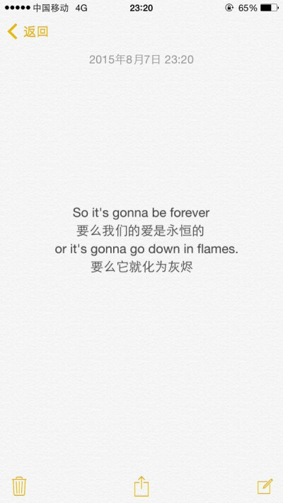 可能一开始你就准备好点燃的火把我却浑然不知