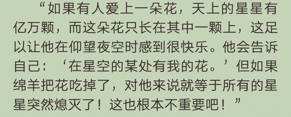 在星空的某处我有一朵花。[文字控]