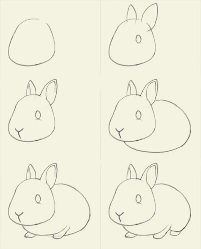 小兔纸的画法，很实用！