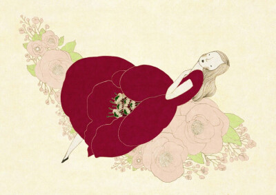 女人花的孤独，也向往有个伴。我也如此。