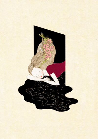 女人花的孤独，也向往有个伴。我也如此。