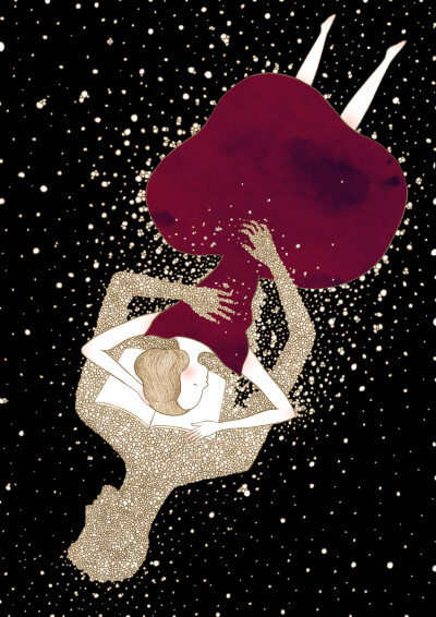 女人花的孤独，也向往有个伴。我也如此。