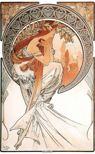 穆夏 Alphonse Maria Mucha (1860-1939)