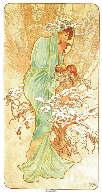 穆夏 Alphonse Maria Mucha (1860-1939)