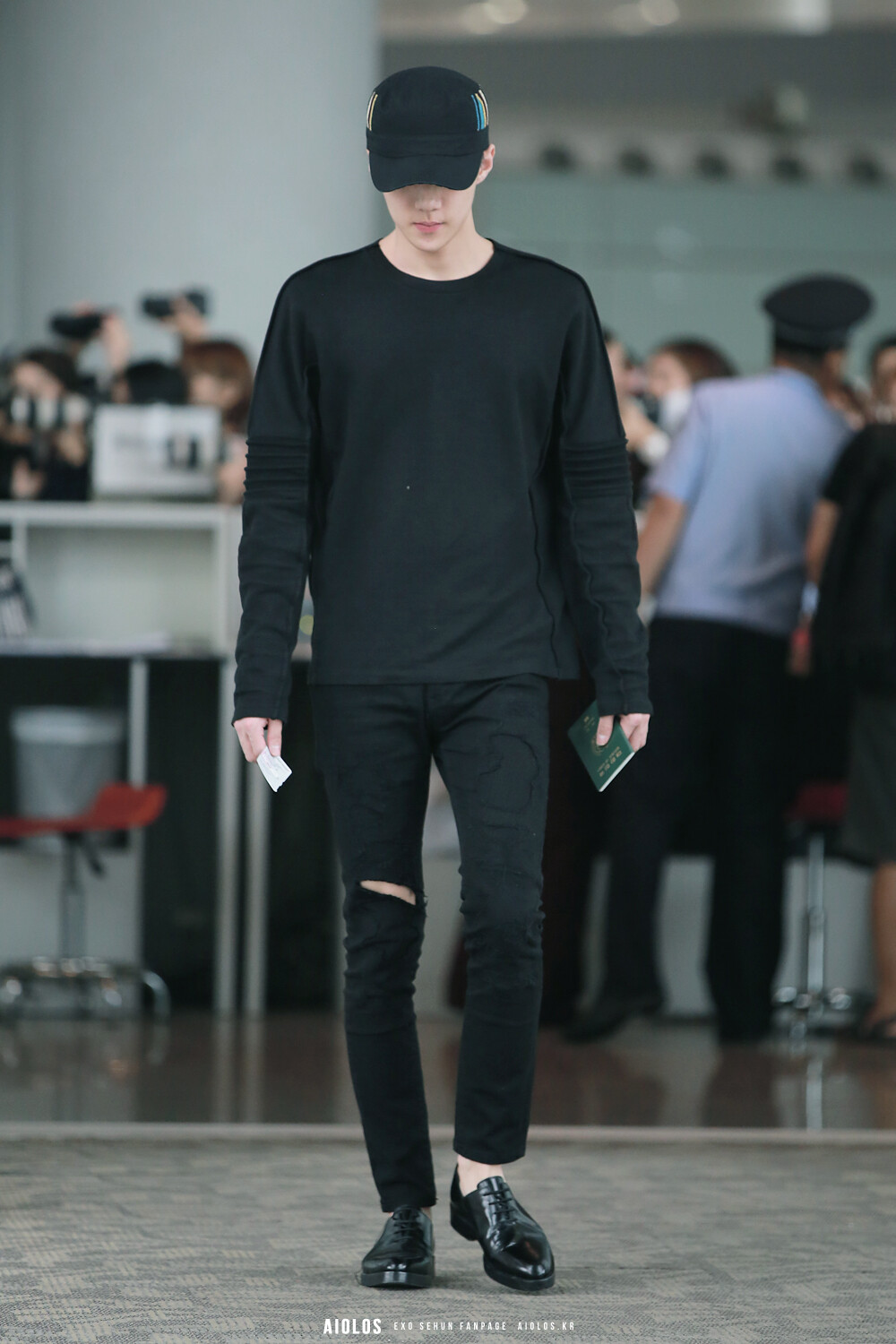 吴世勋机场 私服 SEHUN