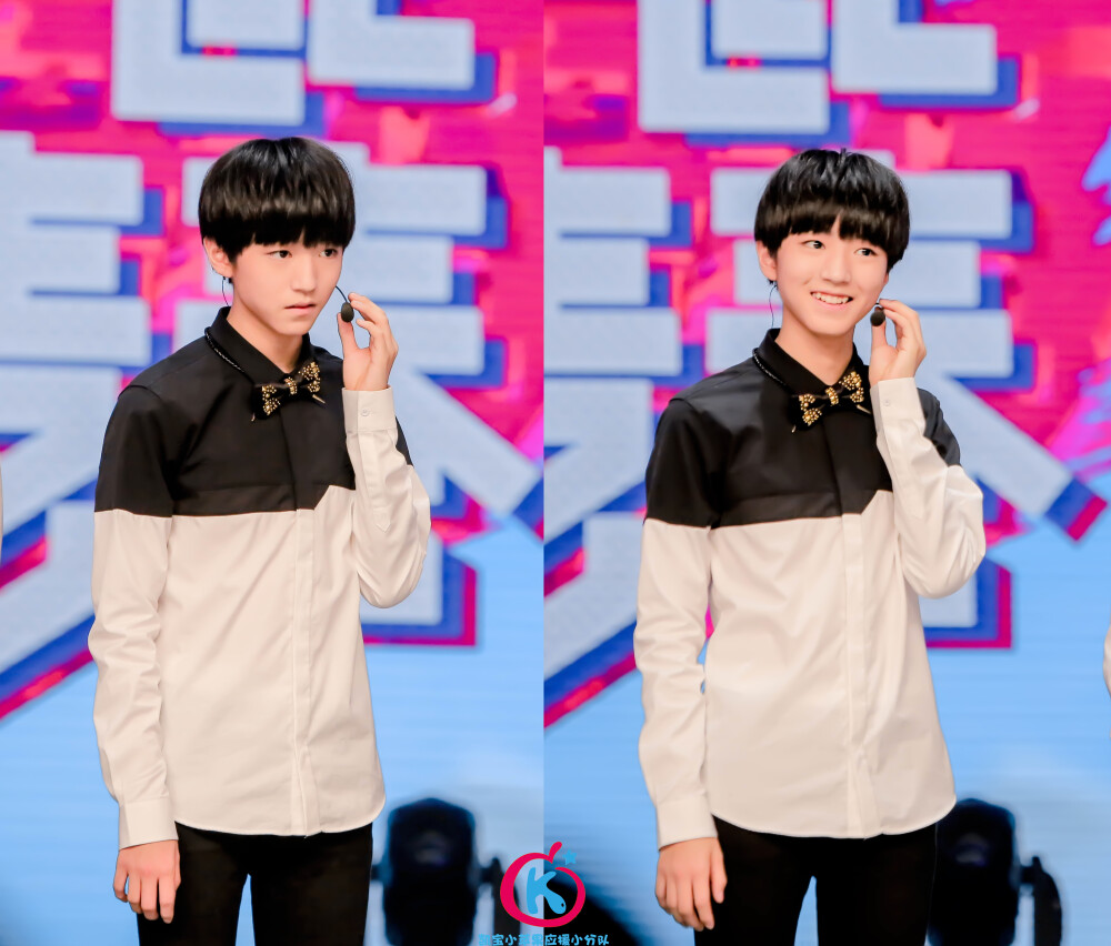 #王俊凯# #TFBOYS王俊凯# #TFBOYS# 150322 快乐大本营 cr：凯宝小苹果应援小分队