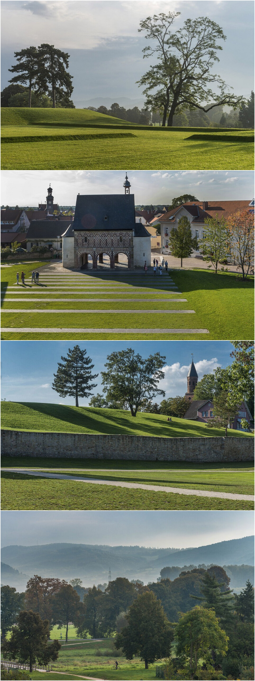 UNESCO Weltkulturerbe Kloster Lorsch 转化的记忆
世界文化遗产洛尔施修道院景观设计
德国洛尔施修道院是联合国认定的世界文化遗产，TOPOTEK 1的景观设计师为这个古老的修道院设计了一个得当的新景观。莱茵河畔的这座修道院，其内部持有的古代经典经文所剩无几，留下的建筑空壳如同遥远的文化记忆。