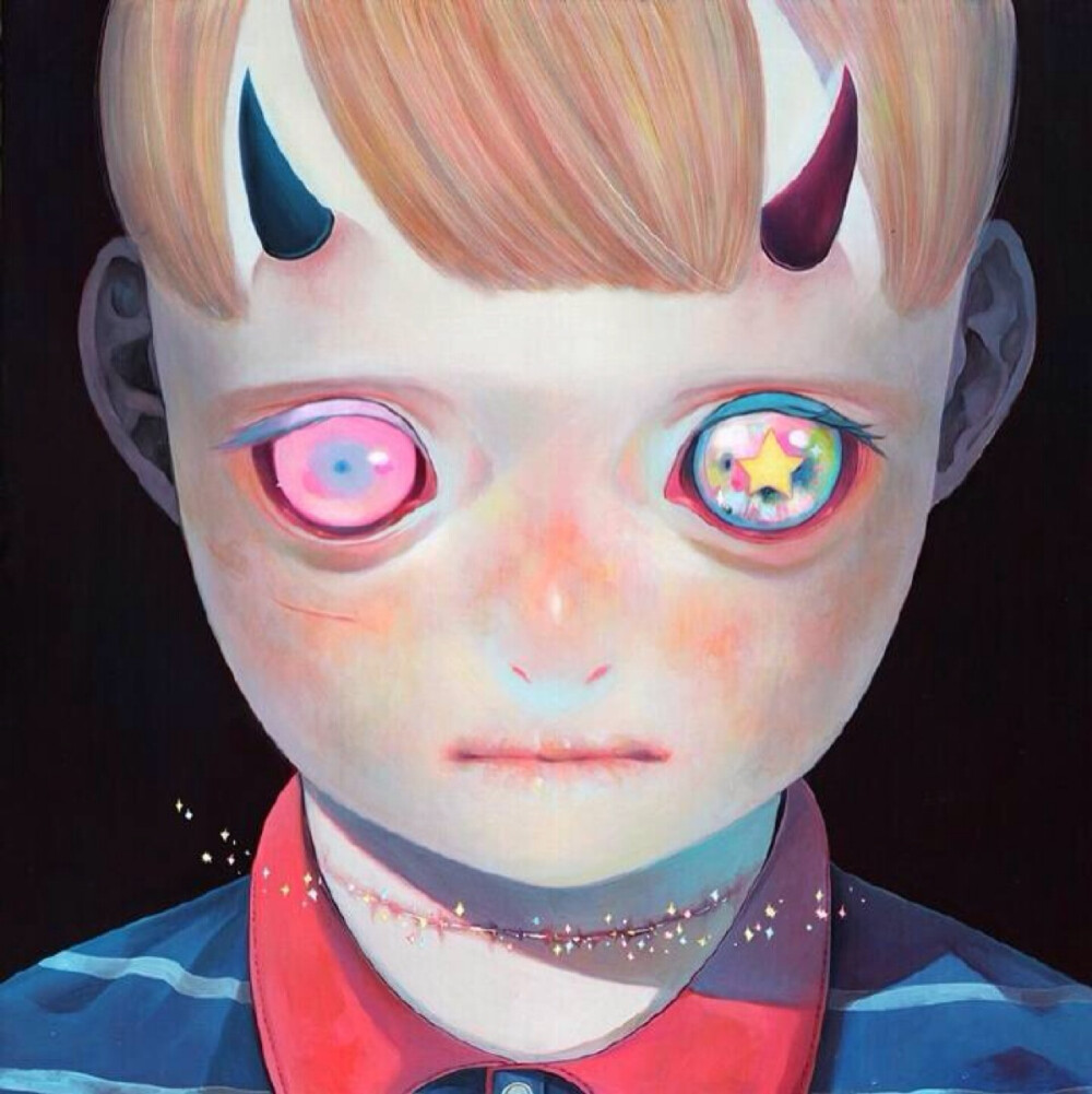 糖果色的忧郁。 日本艺术家 下田光（Hikari Shimoda ）