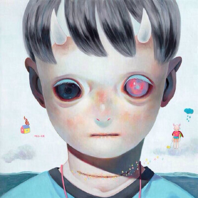 糖果色的忧郁。 日本艺术家 下田光（Hikari Shimoda ）