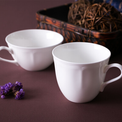 陶趣居日本进口欧式骨瓷美式咖啡杯西式花式咖啡杯欧式骨瓷茶杯子