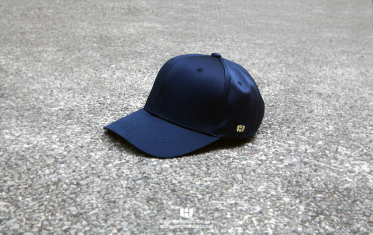 WONDER HOMIE 闪光绸缎 棒球帽 SNAPBACK 深蓝 吉克隽逸