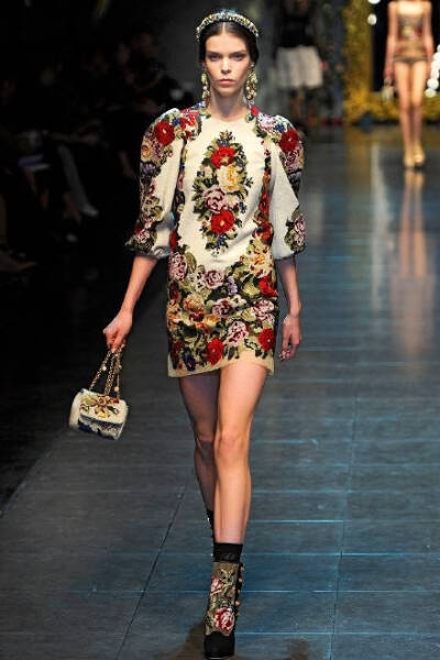 Dolce&amp;amp;Gabbana S/S 2016 华丽丽的贵族风