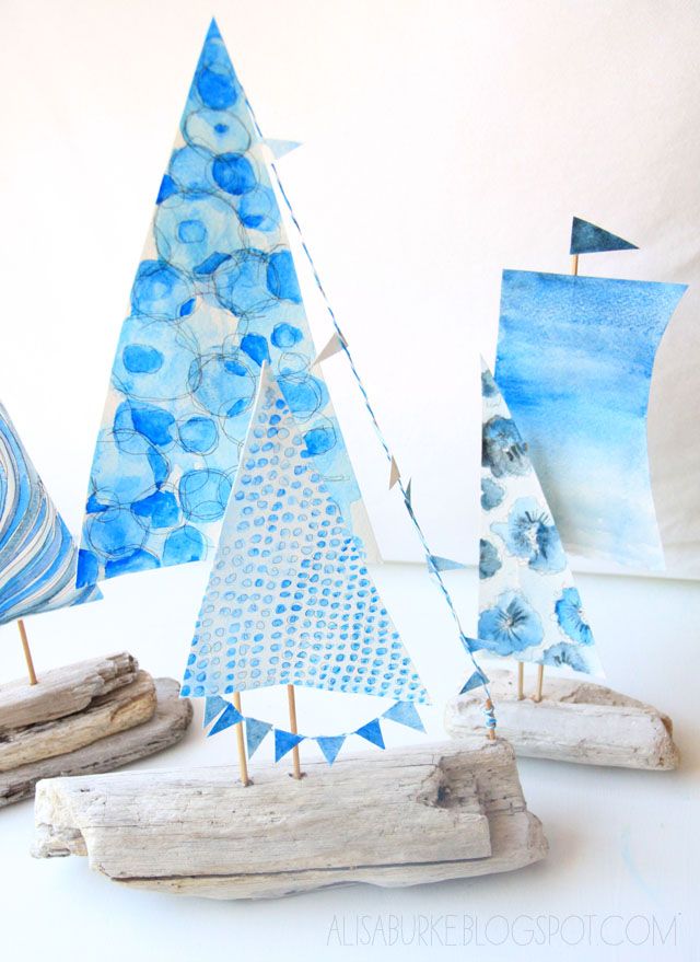 简单美观的地中海风格帆船摆件