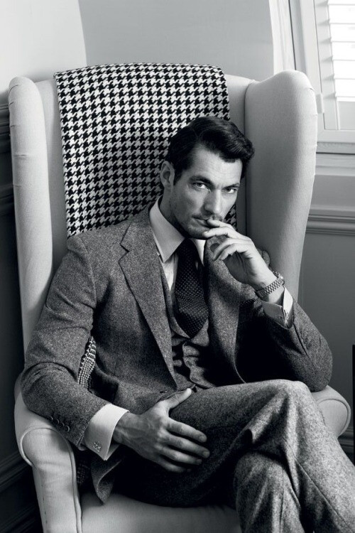 大卫·甘迪 (David Gandy)，全球十大顶级超模之一，在2002年赢了由Richard and Judy组织的一个电视节目比赛后，开始模特职业生涯。 2015年9月8日，获得第18届英国GQ男士Hogu年度最有型男士奖。