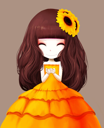 flower girl--sunflower