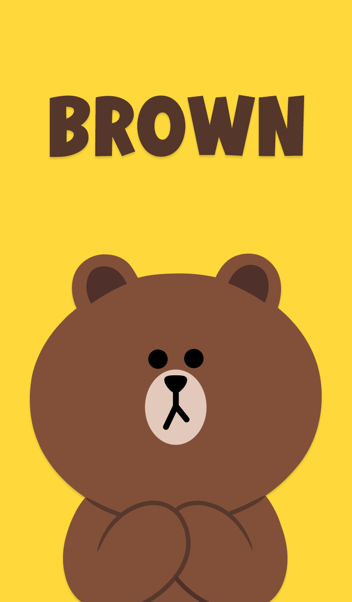 iPhone 壁纸 LINE cony brown 可妮 布朗