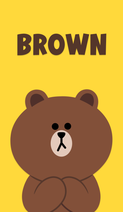 iPhone 壁纸 LINE cony brown 可妮 布朗