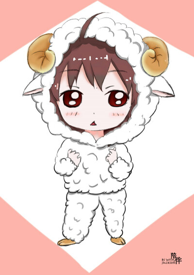 易烊千玺 粉丝绘图 （cr:@BeWithJackson_易烊千玺应援博 ）