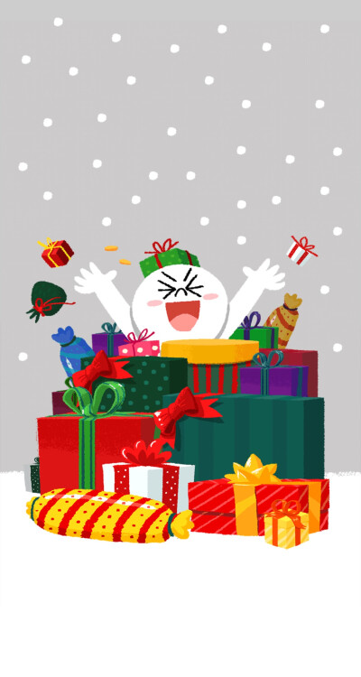 Merry Christmas 圣诞节 line friends