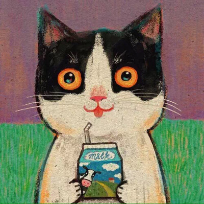 Milk cat