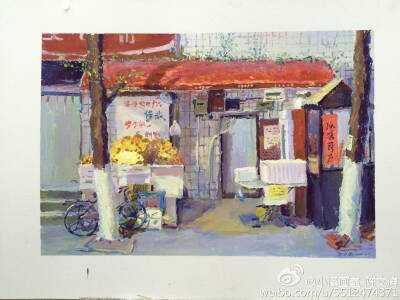  清华大学美术学院设计色彩考试高分卷以及教师范画，清华喜欢小清新的生活细节以及光影处理。颜色作用上高级灰的使用，以及和谐的色调，形成了独特的风格。充满生活气息～大家可以学习一下（from weibo.com）